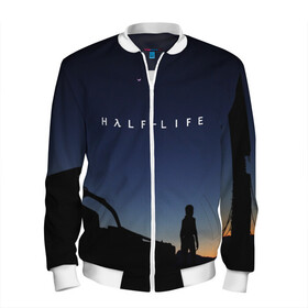 Мужской бомбер 3D с принтом HALF-LIFE в Ухте, 100% полиэстер | застегивается на молнию, по бокам два кармана без застежек, по низу бомбера и на воротнике - эластичная резинка | alyx vance | black mesa | citadel | fps | game | gordon freeman | half life | half life 2 | lambda | valve | гордон фриман | гордон фримент | фриман | хал | халф лайф | черная меза