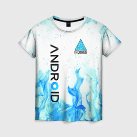 Женская футболка 3D DETROIT BECOME HUMAN: в Ухте, 100% полиэфир ( синтетическое хлопкоподобное полотно) | прямой крой, круглый вырез горловины, длина до линии бедер | ai | android | connor | detroit | detroit become human | rk 800 | rk 900 | robots | андроиды | детектив | игра | интерактивное кино | кара | коннор | маркус | роботы | экшн