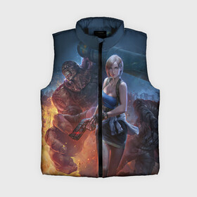 Женский жилет утепленный 3D с принтом RESIDENT EVIL  ОБИТЕЛЬ ЗЛА в Ухте,  |  | ada wong | biohazard | leon | nemesis | project resistance | raccoon city | re | re3 | resident evil | resident evil 3 | rpd | stars | umbrella | ада вонг | амбрелла | немезис | ужасы