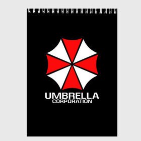 Скетчбук с принтом UMBRELLA CORP в Ухте, 100% бумага
 | 48 листов, плотность листов — 100 г/м2, плотность картонной обложки — 250 г/м2. Листы скреплены сверху удобной пружинной спиралью | ada wong | biohazard | leon | nemesis | project resistance | raccoon city | re | re3 | resident evil | resident evil 3 | rpd | stars | umbrella | ада вонг | амбрелла | немезис | ужасы