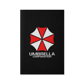 Обложка для паспорта матовая кожа с принтом UMBRELLA CORP в Ухте, натуральная матовая кожа | размер 19,3 х 13,7 см; прозрачные пластиковые крепления | Тематика изображения на принте: ada wong | biohazard | leon | nemesis | project resistance | raccoon city | re | re3 | resident evil | resident evil 3 | rpd | stars | umbrella | ада вонг | амбрелла | немезис | ужасы