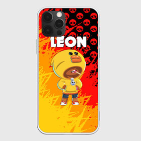 Чехол для iPhone 12 Pro Max с принтом BRAWL STARS SALLY LEON в Ухте, Силикон |  | Тематика изображения на принте: brawl stars | leon | moba | pattern | sally leon | бравл старс | жанр | игра | леон | паттерн | утка | череп | черепа