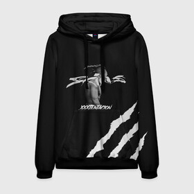 Мужская толстовка 3D с принтом XXXTENTACION SKINS в Ухте, 100% полиэстер | двухслойный капюшон со шнурком для регулировки, мягкие манжеты на рукавах и по низу толстовки, спереди карман-кенгуру с мягким внутренним слоем. | Тематика изображения на принте: bad | forever | skins | tentacion | vibes | xtentacion | xxxtentacion | бэд | вайбс | икс | скинс | тентасьён | тентасьон | форевер