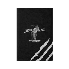 Обложка для паспорта матовая кожа с принтом XXXTENTACION SKINS в Ухте, натуральная матовая кожа | размер 19,3 х 13,7 см; прозрачные пластиковые крепления | bad | forever | skins | tentacion | vibes | xtentacion | xxxtentacion | бэд | вайбс | икс | скинс | тентасьён | тентасьон | форевер