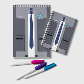 Блокнот Detroitbecome: в Ухте, 100% бумага | 48 листов, плотность листов — 60 г/м2, плотность картонной обложки — 250 г/м2. Листы скреплены удобной пружинной спиралью. Цвет линий — светло-серый
 | become | detroit | human | детройт | игра | новогодний