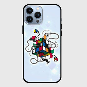 Чехол для iPhone 13 Pro Max с принтом Кубик Рубика в Ухте,  |  | mathematica | кубик | магия. формулы | математика | наука | рубика | соберись | технарь