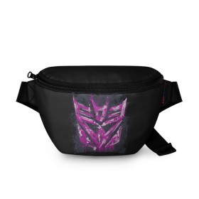 Поясная сумка 3D с принтом Transformers в Ухте, 100% полиэстер | плотная ткань, ремень с регулируемой длиной, внутри несколько карманов для мелочей, основное отделение и карман с обратной стороны сумки застегиваются на молнию | bumblebee | transformers | автоботы | бамблби | мегатрон | оптимус прайм | роботы | трансформеры