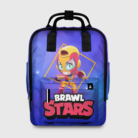 Женский рюкзак 3D с принтом Brawl Stars. Max в Ухте, 100% полиэстер | лямки с регулируемой длиной, сверху ручки, чтобы рюкзак нести как сумку. Основное отделение закрывается на молнию, как и внешний карман. Внутри два дополнительных кармана, один из которых закрывается на молнию. По бокам два дополнительных кармашка, куда поместится маленькая бутылочка
 | bo | brawl | brock | bull | colt | dynamike | elprimo | jessie | leon | moba | nita | shelly | stars | бо | брок | булл | джесси | динамайк | кольт | леон | нита | шелли | эльпримо