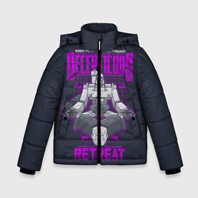 Зимняя куртка для мальчиков 3D Трансформеры Decepticons: в Ухте, ткань верха — 100% полиэстер; подклад — 100% полиэстер, утеплитель — 100% полиэстер | длина ниже бедра, удлиненная спинка, воротник стойка и отстегивающийся капюшон. Есть боковые карманы с листочкой на кнопках, утяжки по низу изделия и внутренний карман на молнии. 
Предусмотрены светоотражающий принт на спинке, радужный светоотражающий элемент на пуллере молнии и на резинке для утяжки | bumblebee | transformers | автоботы | бамблби | мегатрон | оптимус прайм | роботы | трансформеры