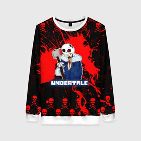 Женский свитшот 3D UNDERTALE.: в Ухте, 100% полиэстер с мягким внутренним слоем | круглый вырез горловины, мягкая резинка на манжетах и поясе, свободная посадка по фигуре | asriel dreemurr | chara | frisk | sans | undertale | азриэль дримурр | андертейл | андрайн | гастер | меттатон | санс | фриск | чара