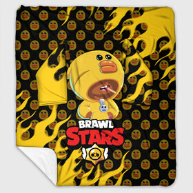 Плед с рукавами с принтом BRAWL STARS SALLY LEON в Ухте, 100% полиэстер | Закругленные углы, все края обработаны. Ткань не мнется и не растягивается. Размер 170*145 | brawl stars | leon | moba | pattern | sally leon | бравл старс | жанр | игра | леон | огонь | паттерн | пламя | утка