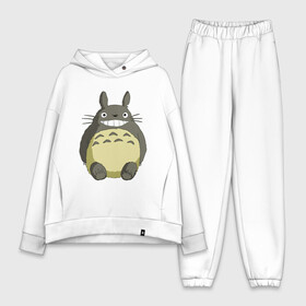Женский костюм хлопок Oversize с принтом Тоторо в полный рост в Ухте,  |  | anime | totoro | аниме | анимэ | монстр | монстрик | персонаж | существо | тоторо | хранитель