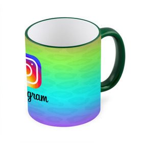 Кружка с принтом INSTAGRAM 2020 в Ухте, керамика | ёмкость 330 мл | insta | instagram | instagramm | social | видео | инста | инстаграм | инстаграмм | приложение | социальная сеть | фото