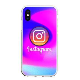 Чехол для iPhone XS Max матовый с принтом INSTAGRAM в Ухте, Силикон | Область печати: задняя сторона чехла, без боковых панелей | insta | instagram | instagramm | social | видео | инста | инстаграм | инстаграмм | приложение | социальная сеть | фото