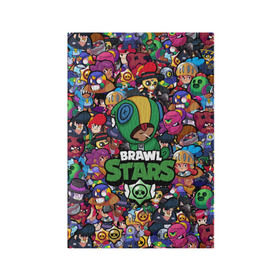 Обложка для паспорта матовая кожа BRAWL STARS LEON: в Ухте, натуральная матовая кожа | размер 19,3 х 13,7 см; прозрачные пластиковые крепления | 2020 | android | brawl stars | crow | games | leon | mobile game | stars | бравл старс | ворон | игры | леон | мобильные игры