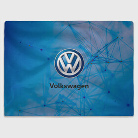 Плед 3D с принтом Фольцваген в Ухте, 100% полиэстер | закругленные углы, все края обработаны. Ткань не мнется и не растягивается | gti | volkswagen | авто | автомобиль | гольф | машина | фольцваген