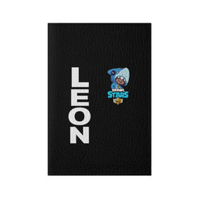 Обложка для паспорта матовая кожа с принтом Brawl Stars LEON SHARK в Ухте, натуральная матовая кожа | размер 19,3 х 13,7 см; прозрачные пластиковые крепления | 8 bit | 8 бит | brawl | brawl stars | crow | leon | shark | stars | акула | бравл | бравл старс | браво старс | игра | компьютерная | кров | леон | леон акула | онлайн | старс | шарк