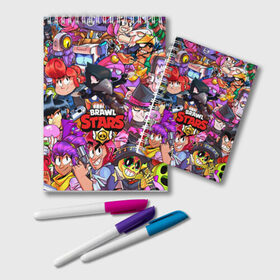 Блокнот BRAWL STARS CROW: в Ухте, 100% бумага | 48 листов, плотность листов — 60 г/м2, плотность картонной обложки — 250 г/м2. Листы скреплены удобной пружинной спиралью. Цвет линий — светло-серый
 | brawl stars | crow | leon | leon shark | sally leon | shark | stars | акула | берли | ворон | леон | леон акула | спайк | эль примо