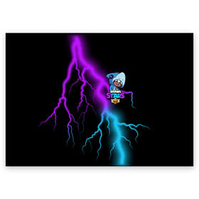 Поздравительная открытка с принтом Brawl Stars LEON SHARK в Ухте, 100% бумага | плотность бумаги 280 г/м2, матовая, на обратной стороне линовка и место для марки
 | Тематика изображения на принте: 8 bit | 8 бит | brawl | brawl stars | crow | leon | shark | stars | акула | бравл | бравл старс | браво старс | игра | компьютерная | кров | леон | леон акула | онлайн | старс | шарк