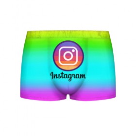 Мужские трусы 3D с принтом INSTAGRAM в Ухте, 50% хлопок, 50% полиэстер | классическая посадка, на поясе мягкая тканевая резинка | insta | instagram | instagramm | social | видео | инста | инстаграм | инстаграмм | приложение | социальная сеть | фото
