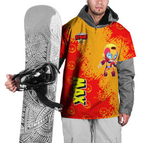 Накидка на куртку 3D с принтом Brawl Stars (Мах) в Ухте, 100% полиэстер |  | Тематика изображения на принте: brawl | leon | moba | stars | supercell | игра | мах