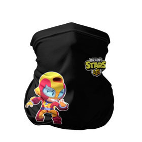 Бандана-труба 3D с принтом Brawl Stars (Мах) в Ухте, 100% полиэстер, ткань с особыми свойствами — Activecool | плотность 150‒180 г/м2; хорошо тянется, но сохраняет форму | Тематика изображения на принте: brawl | moba | stars | supercell | игра | мах