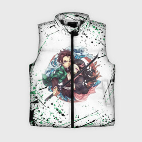 Женский жилет утепленный 3D Брызги красок Demon Slayer: в Ухте,  |  | abstraction | demon slayer | geometry | kimetsu no yaiba | nezuko | shinobu | slayer | tanjiro | zenitsu | абстракция | геометрия | гию томиока | зенитсу | зенитцу | иноске хашибира | клинок рассекающий демонов | не | незуко | неон | соты |