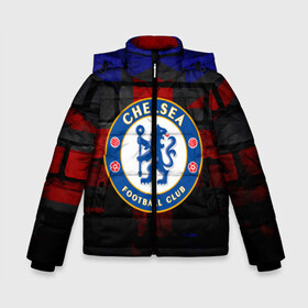 Зимняя куртка для мальчиков 3D с принтом Chelsea в Ухте, ткань верха — 100% полиэстер; подклад — 100% полиэстер, утеплитель — 100% полиэстер | длина ниже бедра, удлиненная спинка, воротник стойка и отстегивающийся капюшон. Есть боковые карманы с листочкой на кнопках, утяжки по низу изделия и внутренний карман на молнии. 

Предусмотрены светоотражающий принт на спинке, радужный светоотражающий элемент на пуллере молнии и на резинке для утяжки | chelsea | англия | футбол | челси