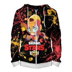 Мужская толстовка 3D на молнии BRAWL STARS MAX.: в Ухте, 100% полиэстер | длина до линии бедра, манжеты и пояс оформлены мягкой тканевой резинкой, двухслойный капюшон со шнурком для регулировки, спереди молния, по бокам два кармана | bib | brawl stars | bull | colt | crow | leon | leon shark | max | moba | sally leon | shark | акула | берли | биби | бравл старс | ворон | жанр | игра | кольт | леон | леон акула | макс | нита | спайк | шелли
