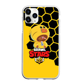 Чехол для iPhone 11 Pro матовый с принтом BRAWL STARS SALLY LEON в Ухте, Силикон |  | Тематика изображения на принте: brawl stars | leon | moba | pattern | sally leon | бравл старс | жанр | игра | леон | паттерн | соты | утка