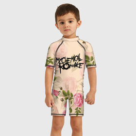 Детский купальный костюм 3D с принтом My Chemical Romance в Ухте, Полиэстер 85%, Спандекс 15% | застежка на молнии на спине | Тематика изображения на принте: music | my chemical romance | rock | боб брайар | джеймс дьюис | джерард уэи | майки уэи | музыка | рок | рэй торо | фрэнк айеро