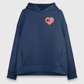 Женское худи Oversize хлопок с принтом Harley Quinn in heart в Ухте, френч-терри — 70% хлопок, 30% полиэстер. Мягкий теплый начес внутри —100% хлопок | боковые карманы, эластичные манжеты и нижняя кромка, капюшон на магнитной кнопке | birds of prey | harley quinn | марго робби | потрясающая история харли квин | харли квин | хищные птицы