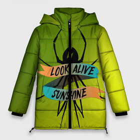 Женская зимняя куртка 3D с принтом Look alive sunshine в Ухте, верх — 100% полиэстер; подкладка — 100% полиэстер; утеплитель — 100% полиэстер | длина ниже бедра, силуэт Оверсайз. Есть воротник-стойка, отстегивающийся капюшон и ветрозащитная планка. 

Боковые карманы с листочкой на кнопках и внутренний карман на молнии | alive | look | my chemical | rok | romance | sunshine