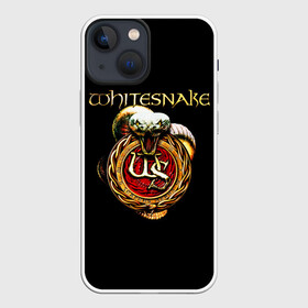 Чехол для iPhone 13 mini Whitesnake: в Ухте,  |  | blues rockglam metalheavy metal | david coverdale | hard rock | whitesnake | белая змея | блюз рок | глэм метал | дэвид ковердэйл | змея | хард рок | хеви метал