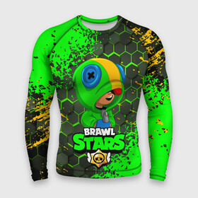 Мужской рашгард 3D с принтом BRAWL STARS LEON. в Ухте,  |  | bib | brawl stars | colt | crow | el brown | leon | leon shark | max | moba | sally leon | shark | акула | берли | биби | бравл старс | браун | ворон | жанр | игра | кольт | леон | леон акула | макс | нита | шелли