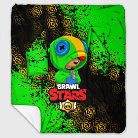 Плед с рукавами с принтом BRAWL STARS LEON в Ухте, 100% полиэстер | Закругленные углы, все края обработаны. Ткань не мнется и не растягивается. Размер 170*145 | bib | brawl stars | colt | crow | el brown | leon | leon shark | max | moba | sally leon | shark | акула | берли | биби | бравл старс | браун | ворон | жанр | игра | кольт | леон | леон акула | макс | нита | шелли