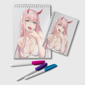 Блокнот с принтом Ahegao в Ухте, 100% бумага | 48 листов, плотность листов — 60 г/м2, плотность картонной обложки — 250 г/м2. Листы скреплены удобной пружинной спиралью. Цвет линий — светло-серый
 | ahegao | аниме | девушка | рисунок | тян | чертик