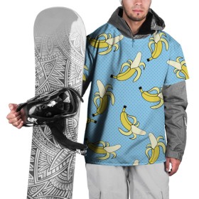 Накидка на куртку 3D с принтом Banana art в Ухте, 100% полиэстер |  | banana | pop art | банан | бананы | поп арт
