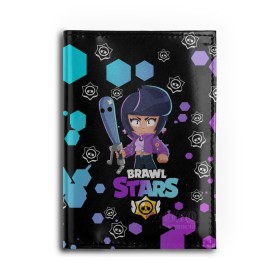 Обложка для автодокументов с принтом BRAWL STARS BIBI. в Ухте, натуральная кожа |  размер 19,9*13 см; внутри 4 больших “конверта” для документов и один маленький отдел — туда идеально встанут права | bib | brawl stars | colt | crow | el brown | leon | leon shark | max | moba | sally leon | shark | акула | берли | биби | бравл старс | браун | ворон | жанр | игра | кольт | леон | леон акула | макс | нита | шелли