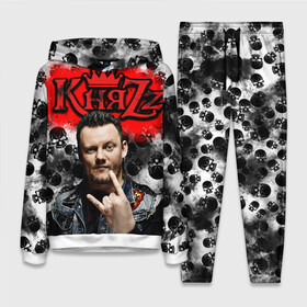 Женский костюм 3D (с толстовкой) с принтом Князь в Ухте,  |  | rock | арт панк | готик рок | киш | княzz | князев | князь | король и шут | панк рок | рок | русский рок | ска панк | фолк панк | хоррор панк
