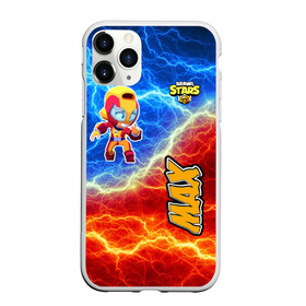 Чехол для iPhone 11 Pro матовый с принтом Brawl Stars (Мах) в Ухте, Силикон |  | Тематика изображения на принте: brawl | moba | stars | supercell | игра | мах