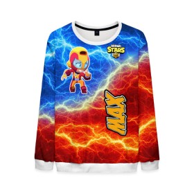 Мужской свитшот 3D Brawl Stars (Мах): в Ухте, 100% полиэстер с мягким внутренним слоем | круглый вырез горловины, мягкая резинка на манжетах и поясе, свободная посадка по фигуре | brawl | moba | stars | supercell | игра | мах