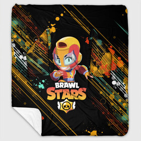 Плед с рукавами с принтом BRAWL STARS MAX в Ухте, 100% полиэстер | Закругленные углы, все края обработаны. Ткань не мнется и не растягивается. Размер 170*145 | bib | brawl stars | colt | crow | el brown | leon | leon shark | max | moba | sally leon | shark | акула | берли | биби | бравл старс | браун | ворон | жанр | игра | кольт | леон | леон акула | макс | нита | шелли