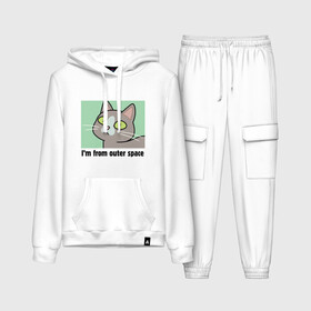 Женский костюм хлопок (с толстовкой) Im From Outer Space: в Ухте,  |  | dsgnosadchaya | rick  morty | the cat from outer space | говорящий кот из космоса | джастин ройланд | дэн хармон | миссикс | плюмбус | рик и морти