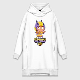 Платье-худи хлопок с принтом BRAWL STARS BEA. в Ухте,  |  | bea | bibi | brawl stars | colt | crow | el brown | leon | leon shark | max | nita | sally leon | shark | акула | беа | берли | биби | бравл старс | браун | ворон | кольт | леон | леон акула | макс | нита | шелли