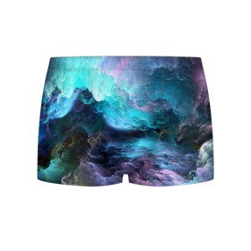 Мужские трусы 3D с принтом космос фрактал в Ухте, 50% хлопок, 50% полиэстер | классическая посадка, на поясе мягкая тканевая резинка | Тематика изображения на принте: абстракция | космос | фрактал