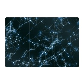 Магнитный плакат 3Х2 с принтом Нейросети в Ухте, Полимерный материал с магнитным слоем | 6 деталей размером 9*9 см | абстракция | линии | нейросети | неон