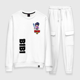 Женский костюм хлопок BRAWL STARS BIBI.: в Ухте, 100% хлопок | на свитшоте круглая горловина, мягкая резинка по низу. Брюки заужены к низу, на них два вида карманов: два