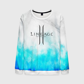 Мужской свитшот 3D с принтом LINEAGE 2. в Ухте, 100% полиэстер с мягким внутренним слоем | круглый вырез горловины, мягкая резинка на манжетах и поясе, свободная посадка по фигуре | Тематика изображения на принте: armor | characters | erak note | kim sung hwan | lineage | lineage 2 | lineage antharas | lineage eternal | minimalism | shield | twilight resistance | warrior | персонажи