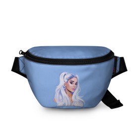 Поясная сумка 3D с принтом Ariana Grande (Ариана Гранде) в Ухте, 100% полиэстер | плотная ткань, ремень с регулируемой длиной, внутри несколько карманов для мелочей, основное отделение и карман с обратной стороны сумки застегиваются на молнию | ariana grande | актриса | американская певица | ариана | ариана гранде | гранде | девушка | музыка | певица | песни | продюсер